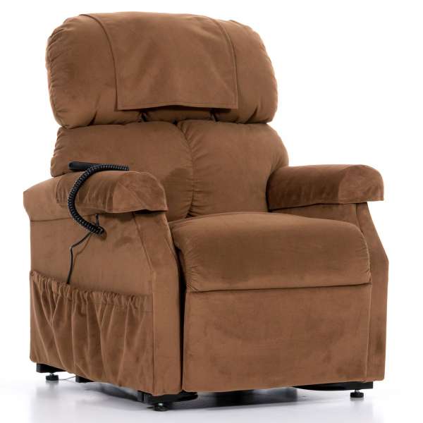 Komfort Plus Mini Sessel 2 Motoren B-Ware Kognac   unter B-Ware